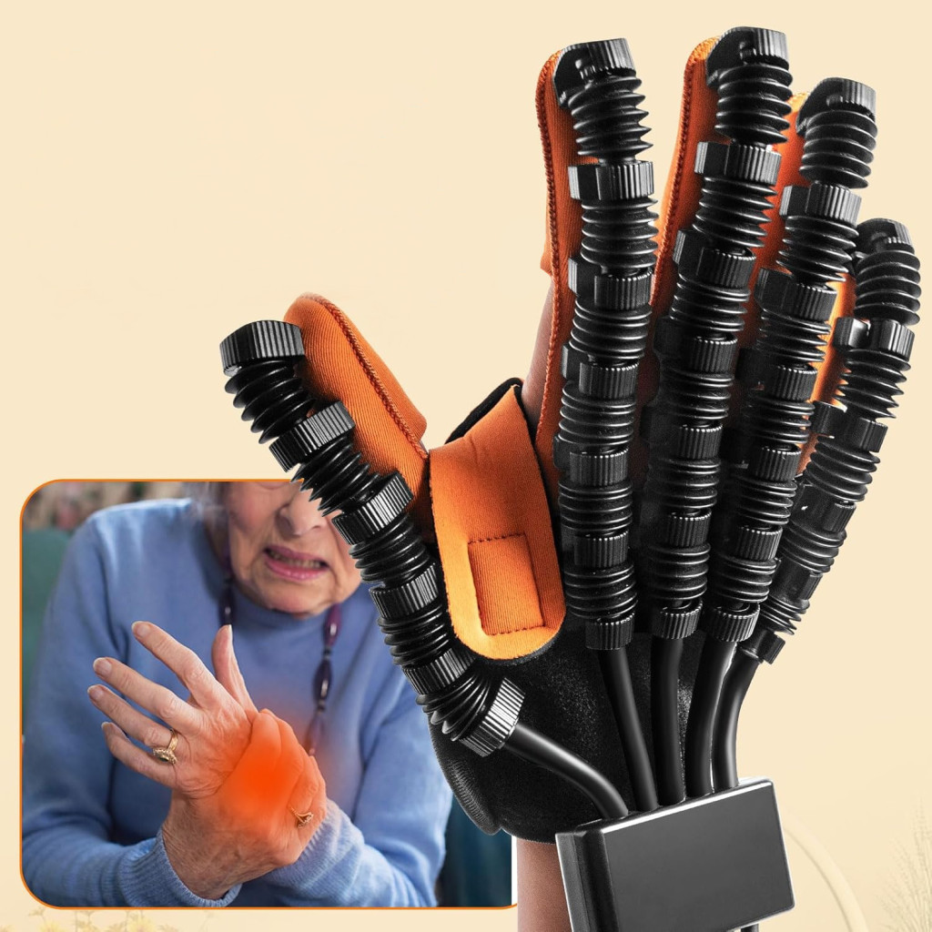 Robotická užitočná rukavica na cvičenie prstov a ruky